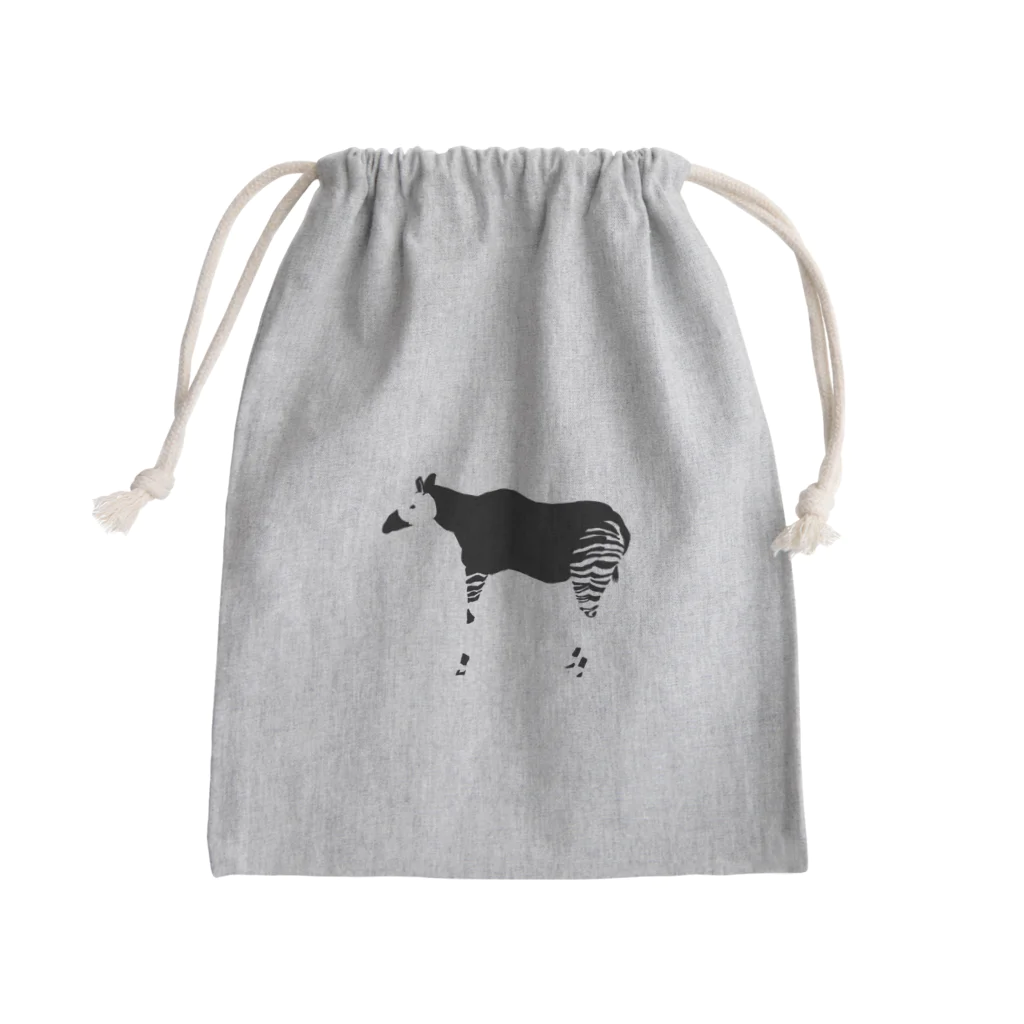 crane_and_horseのオカピ Mini Drawstring Bag