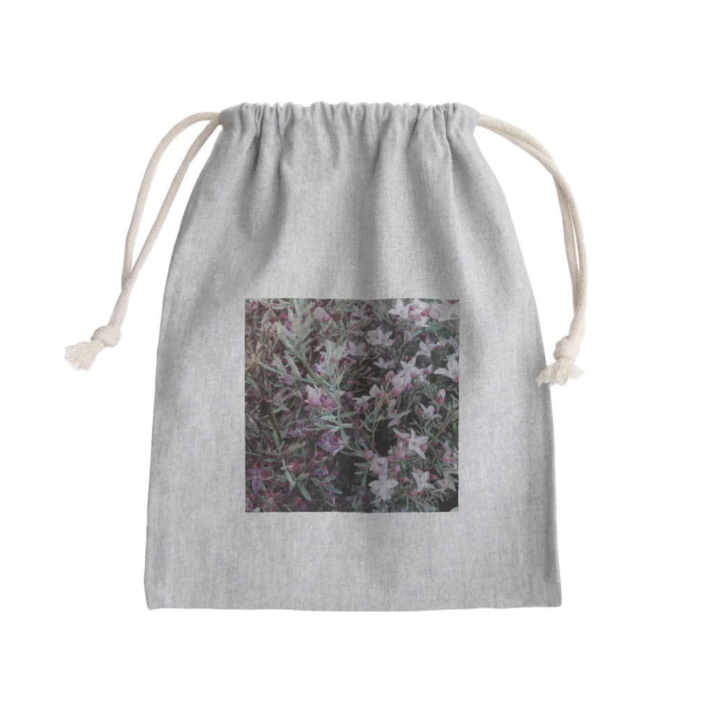 ampluieのantique flower Mini Drawstring Bag