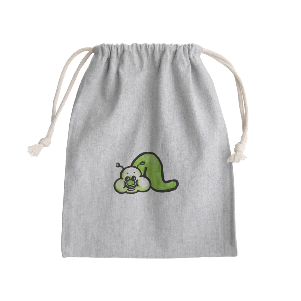 ジョージ＠４コマ漫画家/謎絵師のあおあおアオムシくん Mini Drawstring Bag