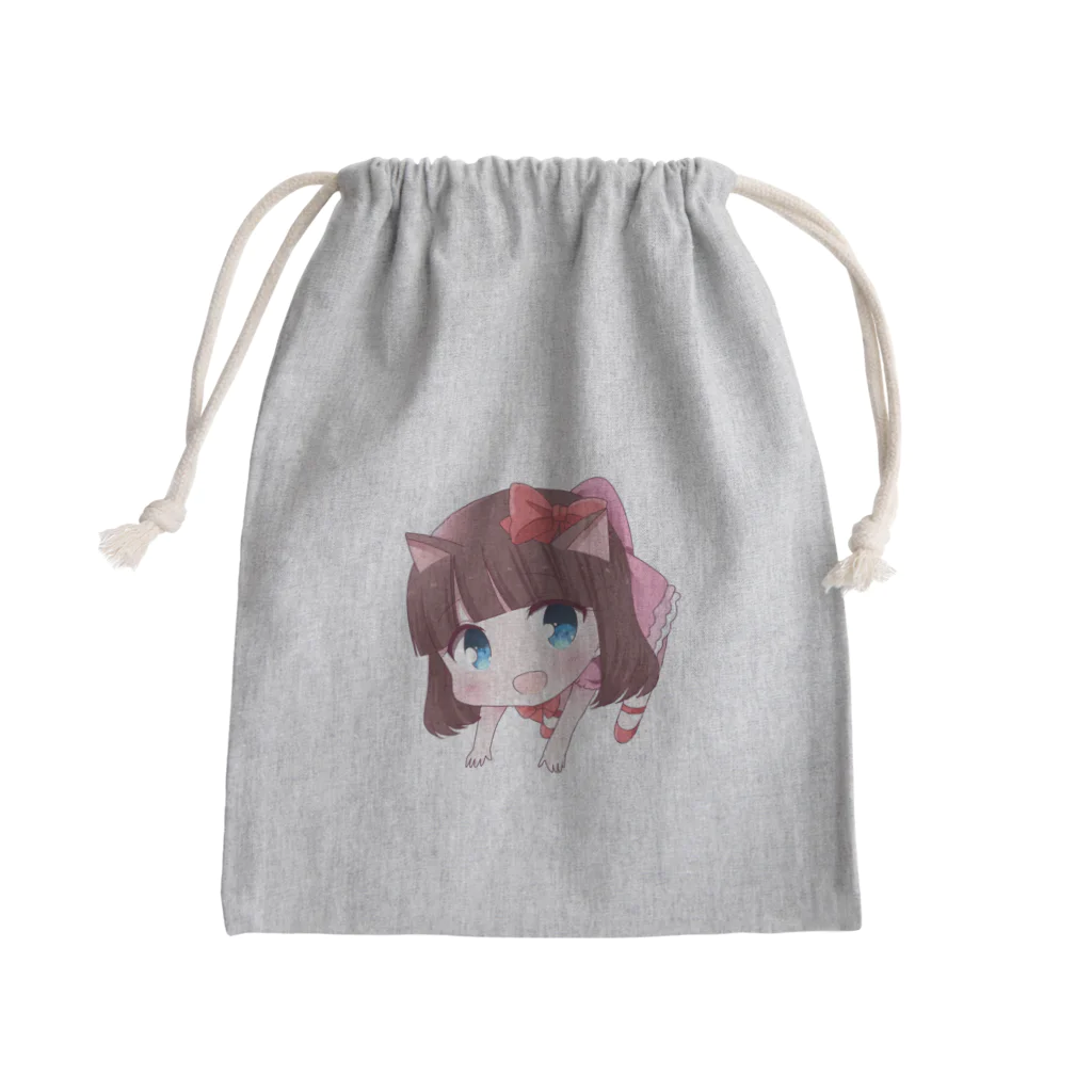 天音もにのまゆみちゃん巾着 Mini Drawstring Bag