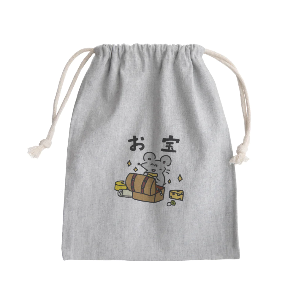 ずーちショップのお宝 Mini Drawstring Bag