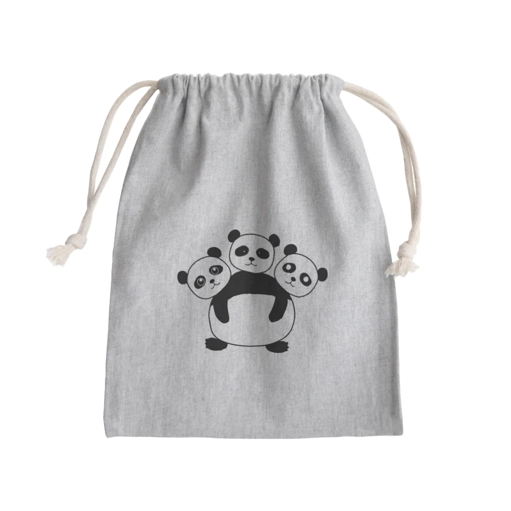 zigoku no animalの地獄のパンダ Mini Drawstring Bag