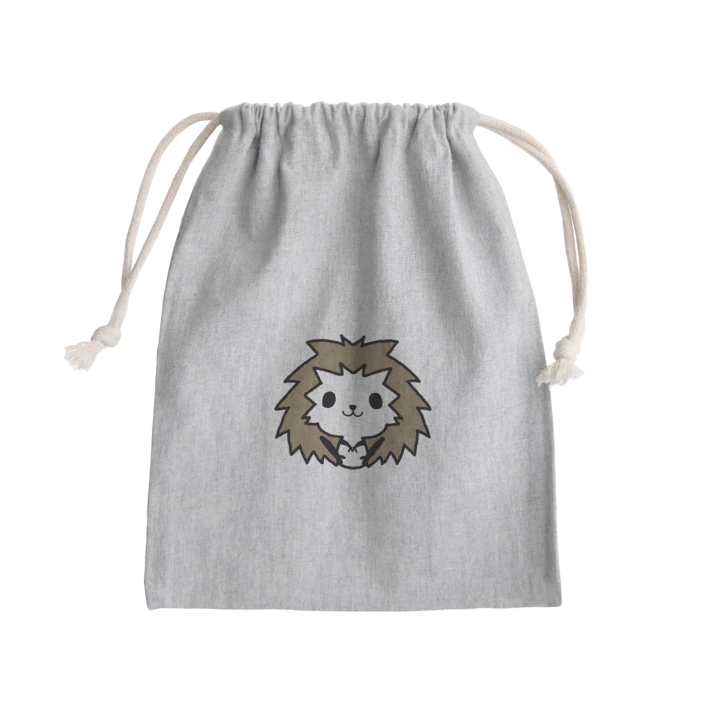 7yucoxのハリネズミのハリさん Mini Drawstring Bag