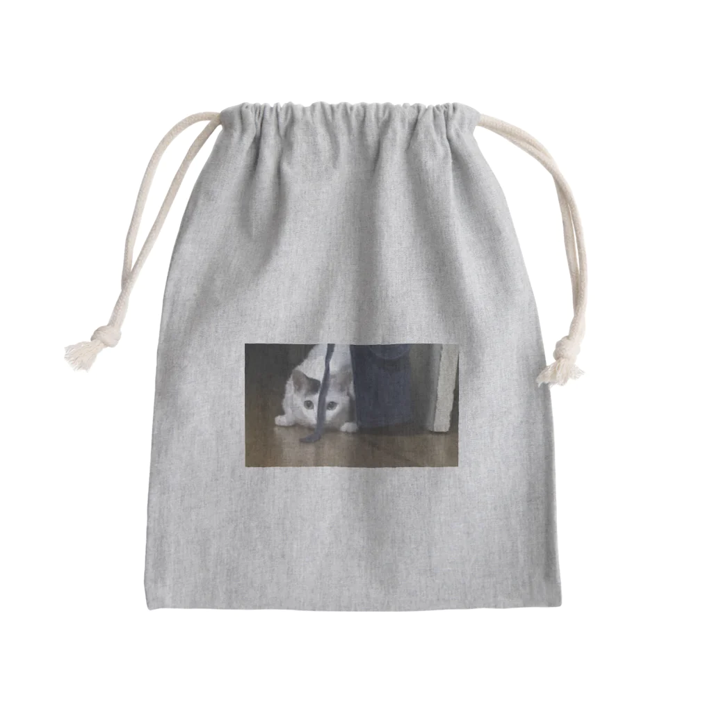 my dear catの隠れ Mini Drawstring Bag