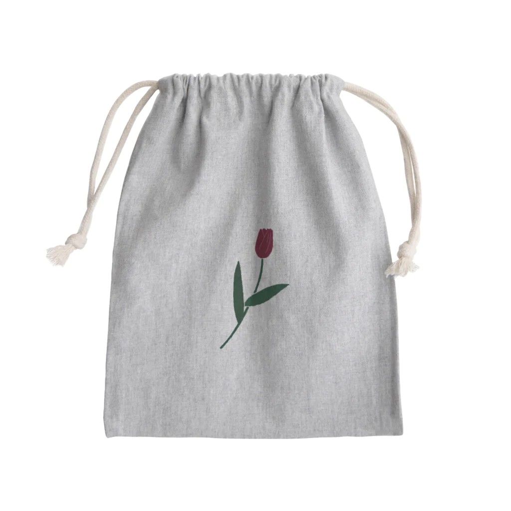 LePuyの一輪のチューリップ🌷カラー Mini Drawstring Bag