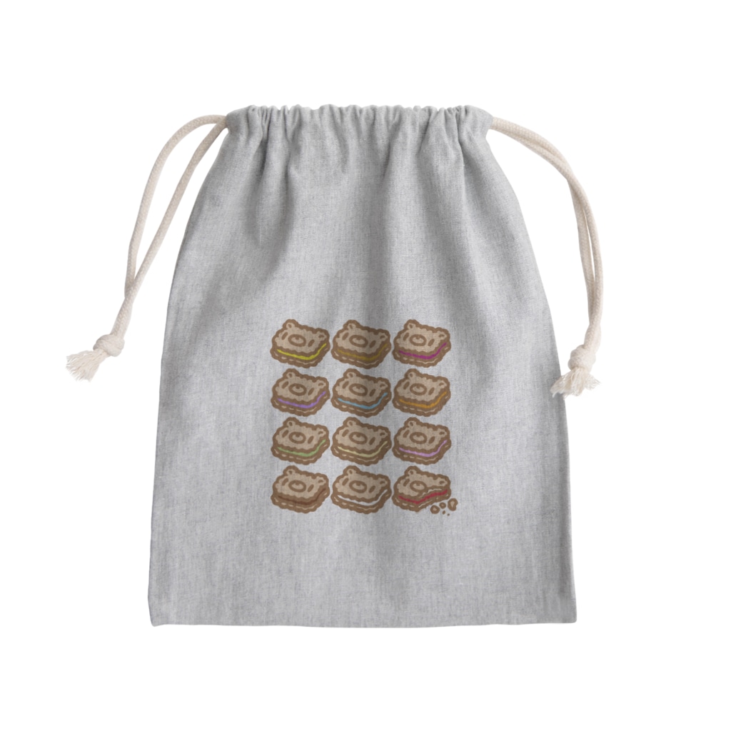 CHAX COLONY imaginariの【各20点限定】いたずらぐまのグル〜ミ〜(15/12cookies)  Mini Drawstring Bag