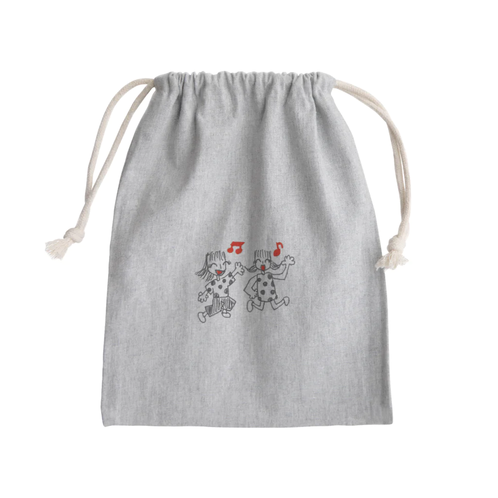 平成の女児の平成女児の絵② Mini Drawstring Bag