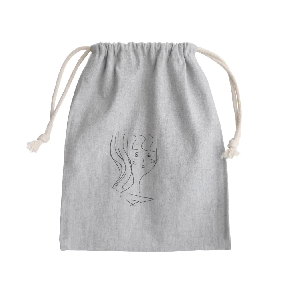 mvkaffeeのノートの隅っこ。〜おんなのこ〜 Mini Drawstring Bag