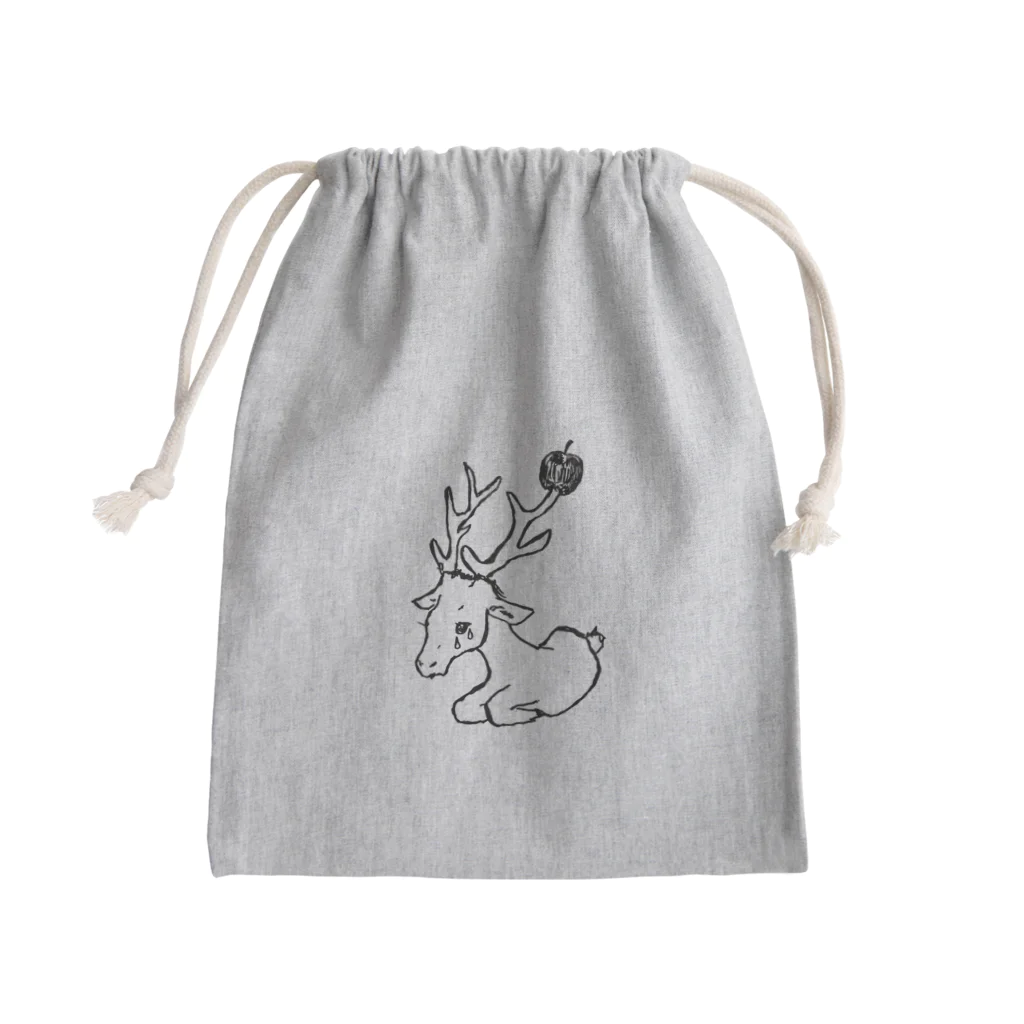 家庭教師てつおうTetsuouの鹿 Mini Drawstring Bag