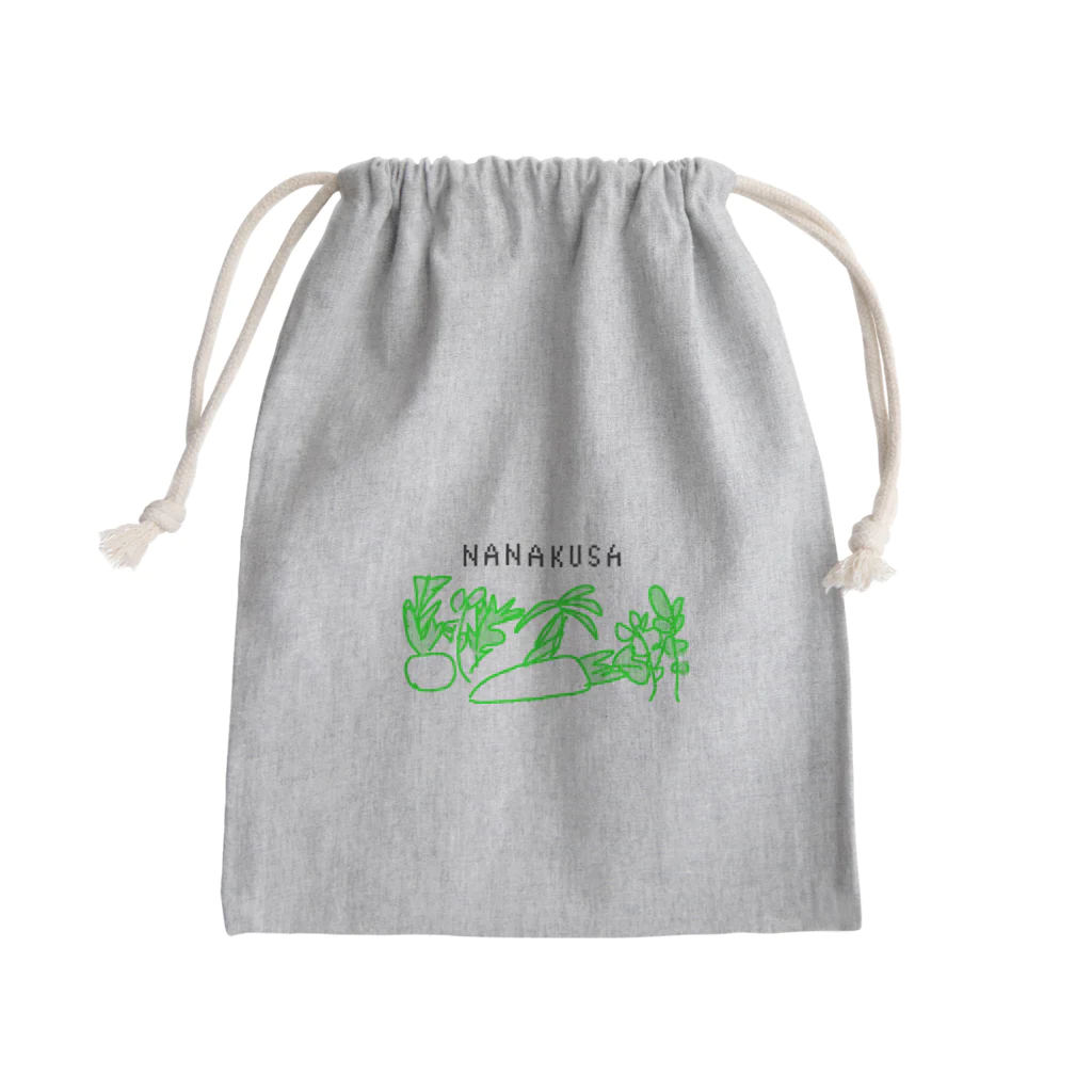 ダイナマイト87ねこ大商会の七草 Mini Drawstring Bag