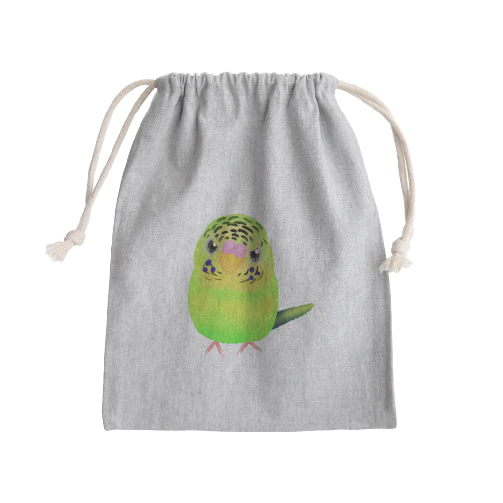 Lily bird（リリーバード）のうるうる黄緑ジャンボ① Mini Drawstring Bag