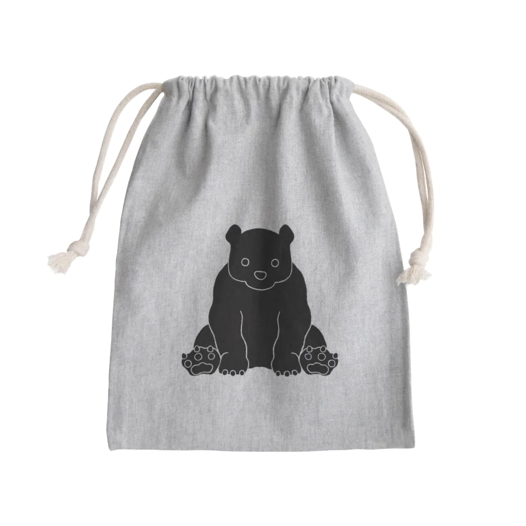 えけおのくまのおとうさん Mini Drawstring Bag