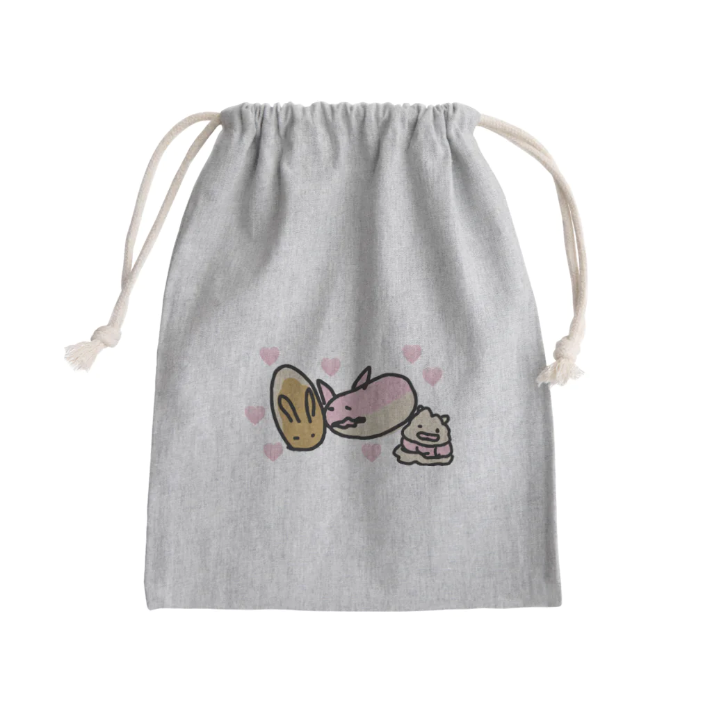 ダイナマイト87ねこ大商会のホワイトデー Mini Drawstring Bag