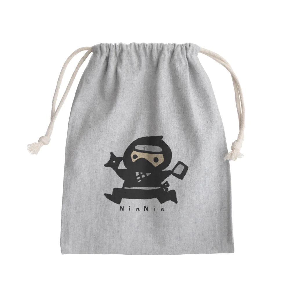 ぱんだうさぎ亭リズのこども忍者ＮｉｎＮｉｎくん Mini Drawstring Bag