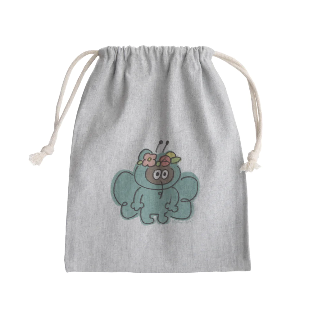 たぬきゅんショップのたぬきゅん虫 Mini Drawstring Bag