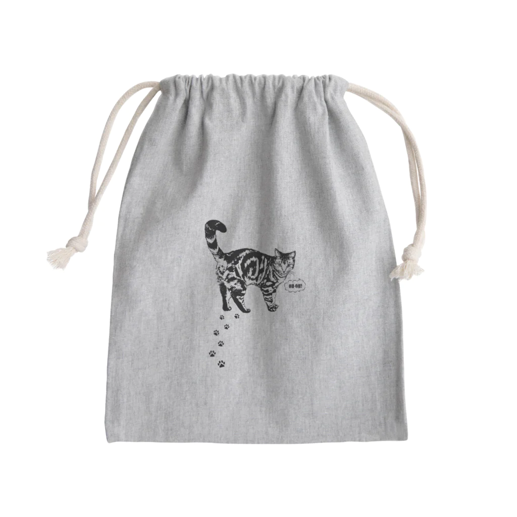 猫と釣り人のCAT_13_1W Mini Drawstring Bag