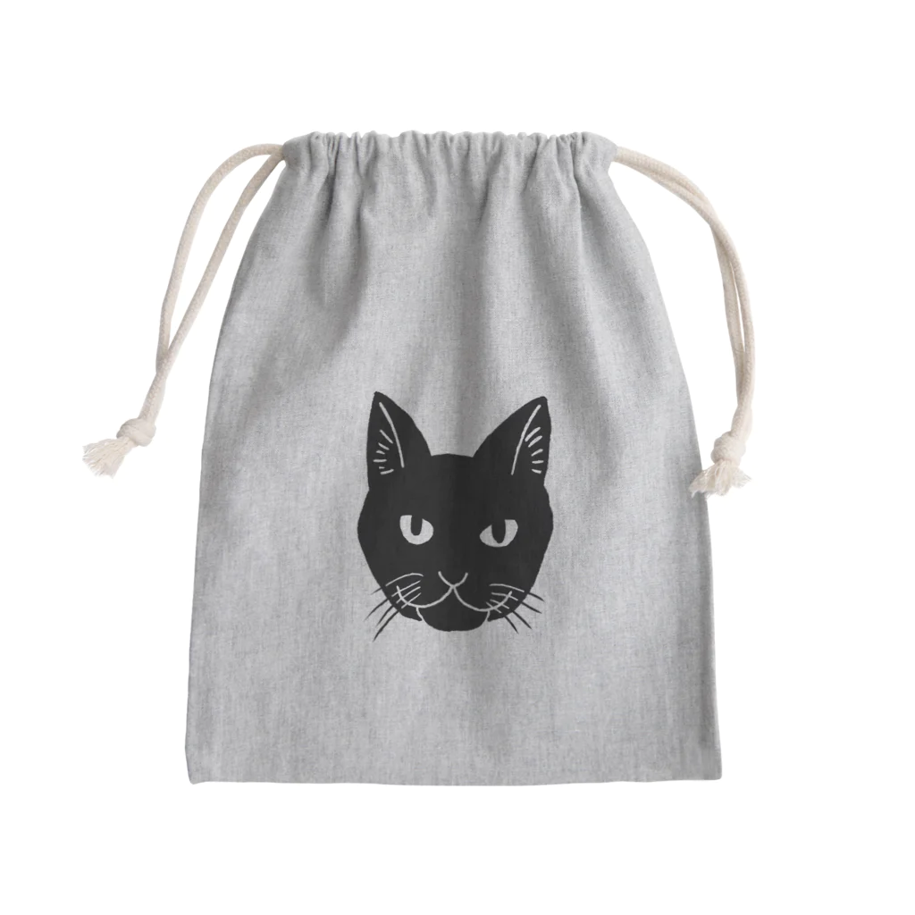 渡邊野乃香のお店の黒猫ジジ Mini Drawstring Bag