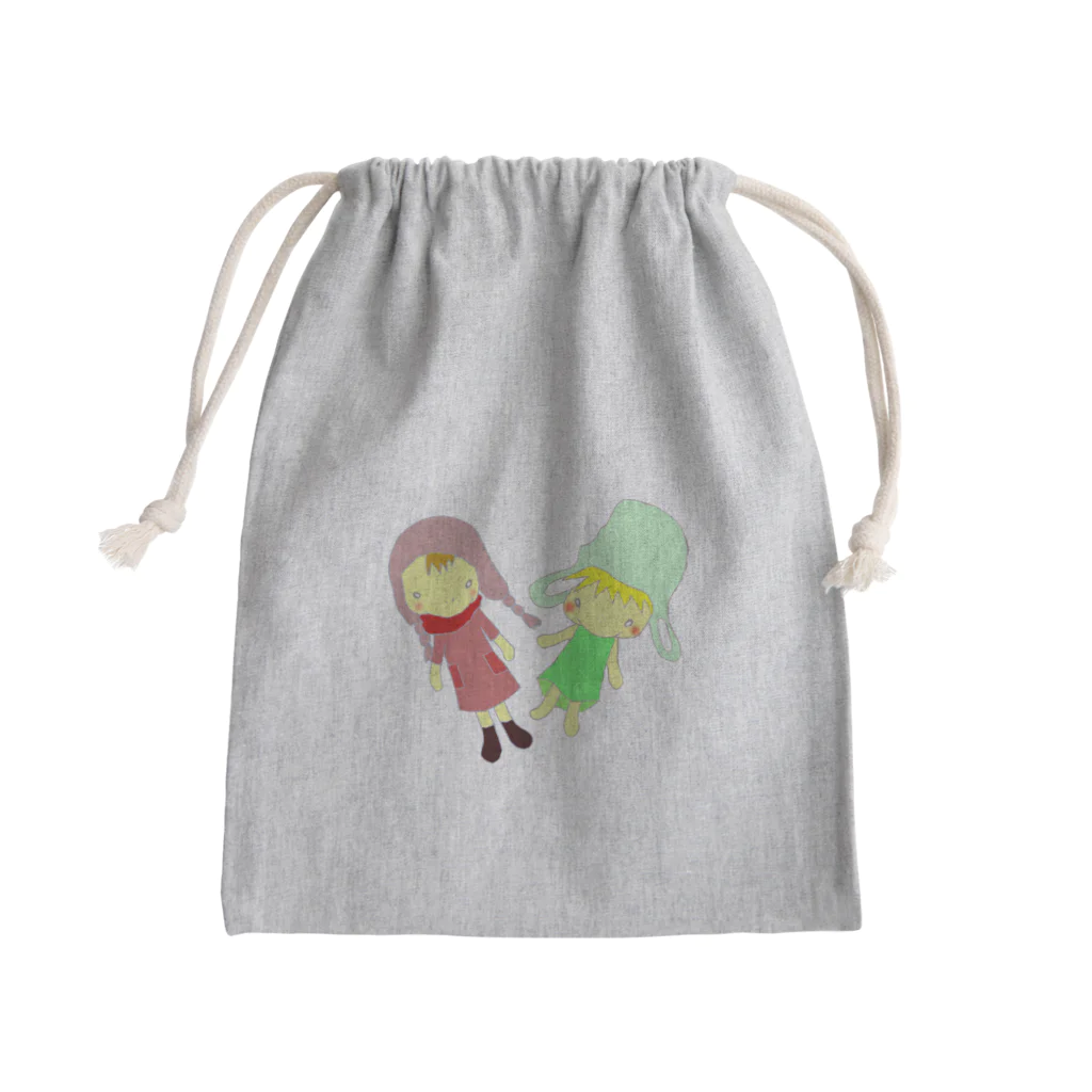 oiabuemoのきょうちゃんとだいくん Mini Drawstring Bag