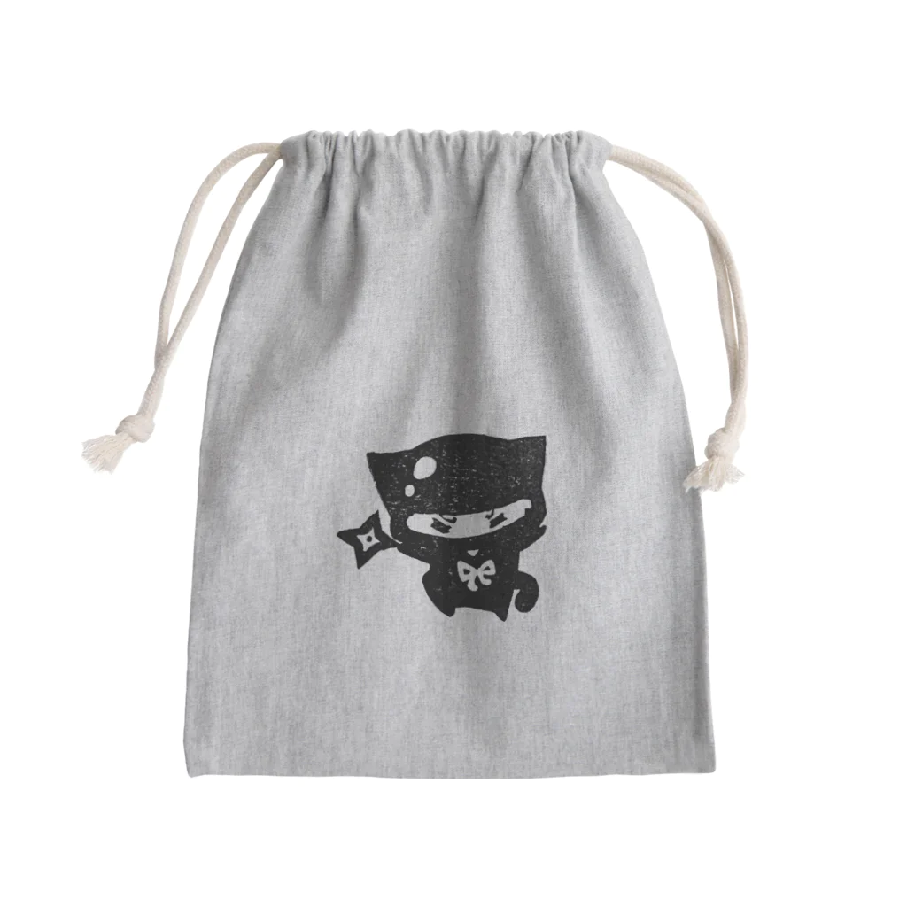 ohirune_sanpoのねこ忍者(｀ω´) Mini Drawstring Bag