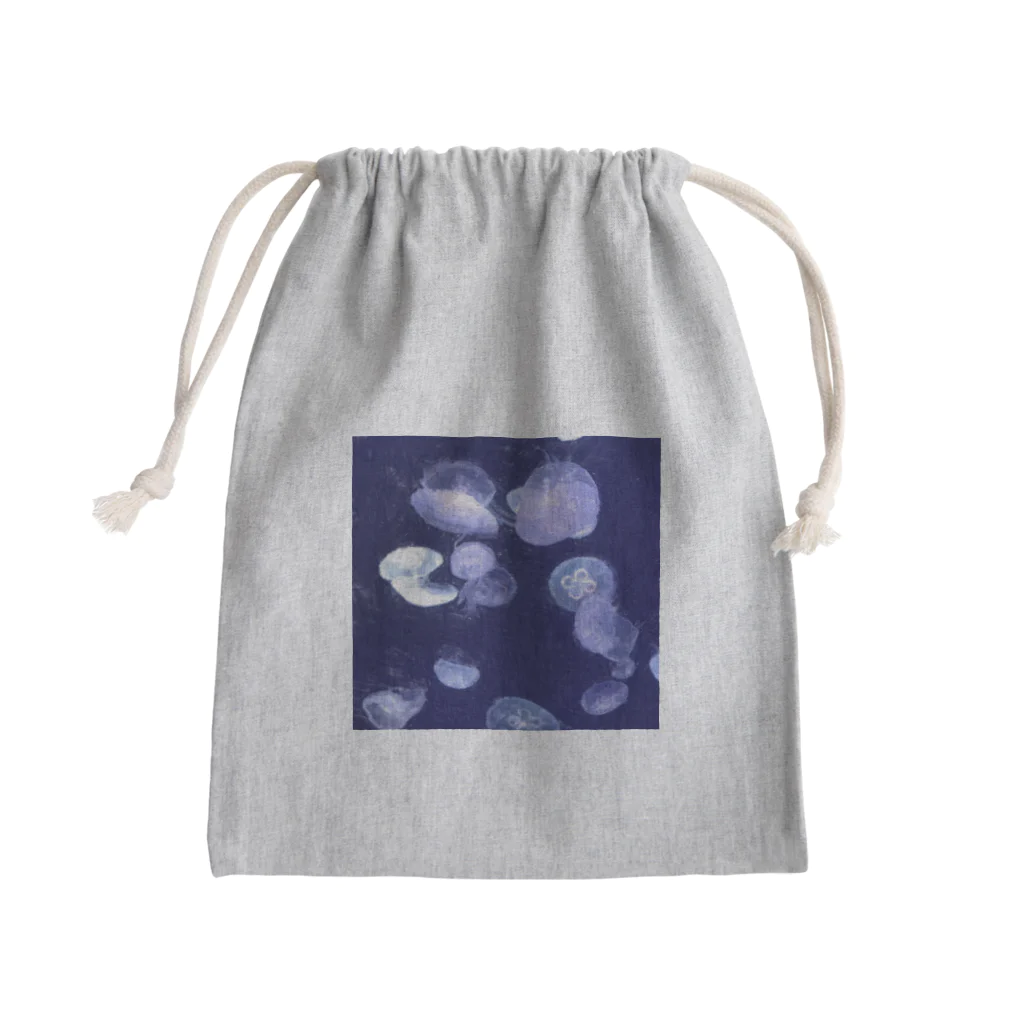 Afleurのゆらゆらクラゲ Mini Drawstring Bag