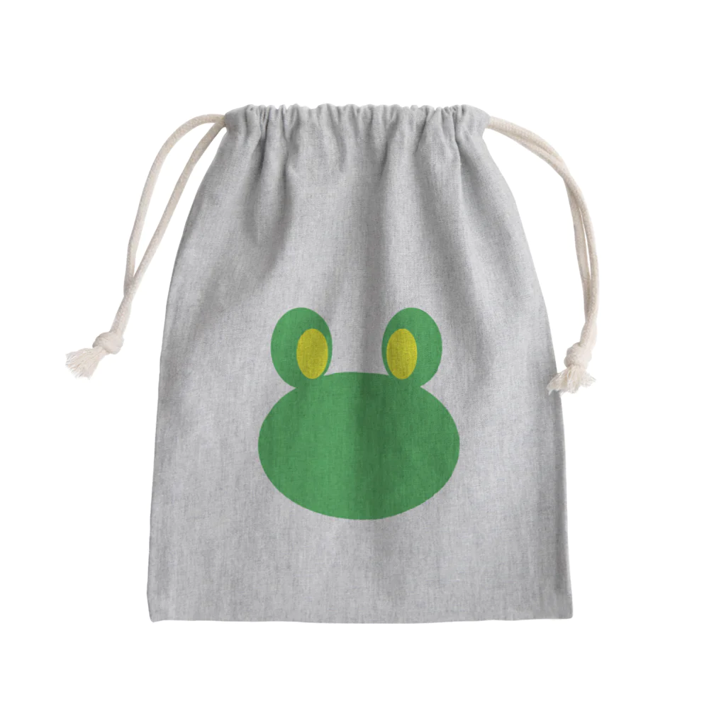 AROMA☆LOVELYのかえるのかお Mini Drawstring Bag