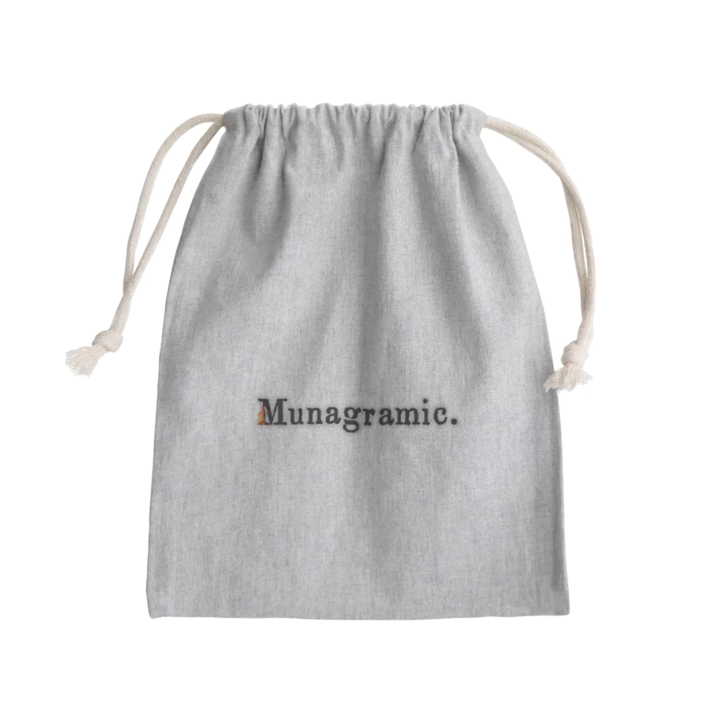 もろこしのmunagramic. Mini Drawstring Bag