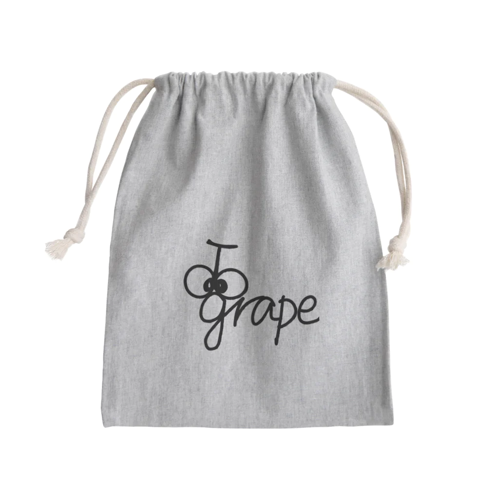 ゆるふわ屋のぶどうむし Mini Drawstring Bag