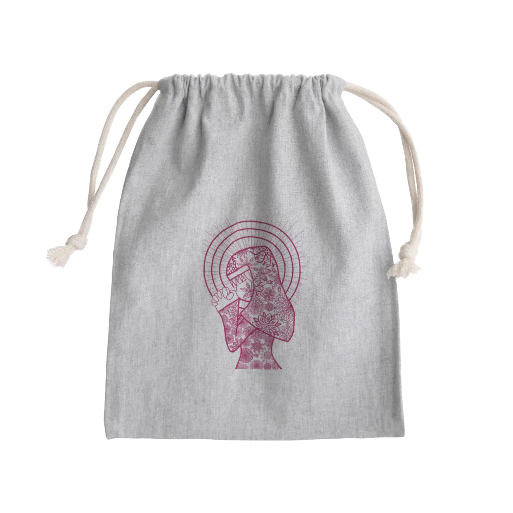 天獄堂のSisterOfFlower Mini Drawstring Bag