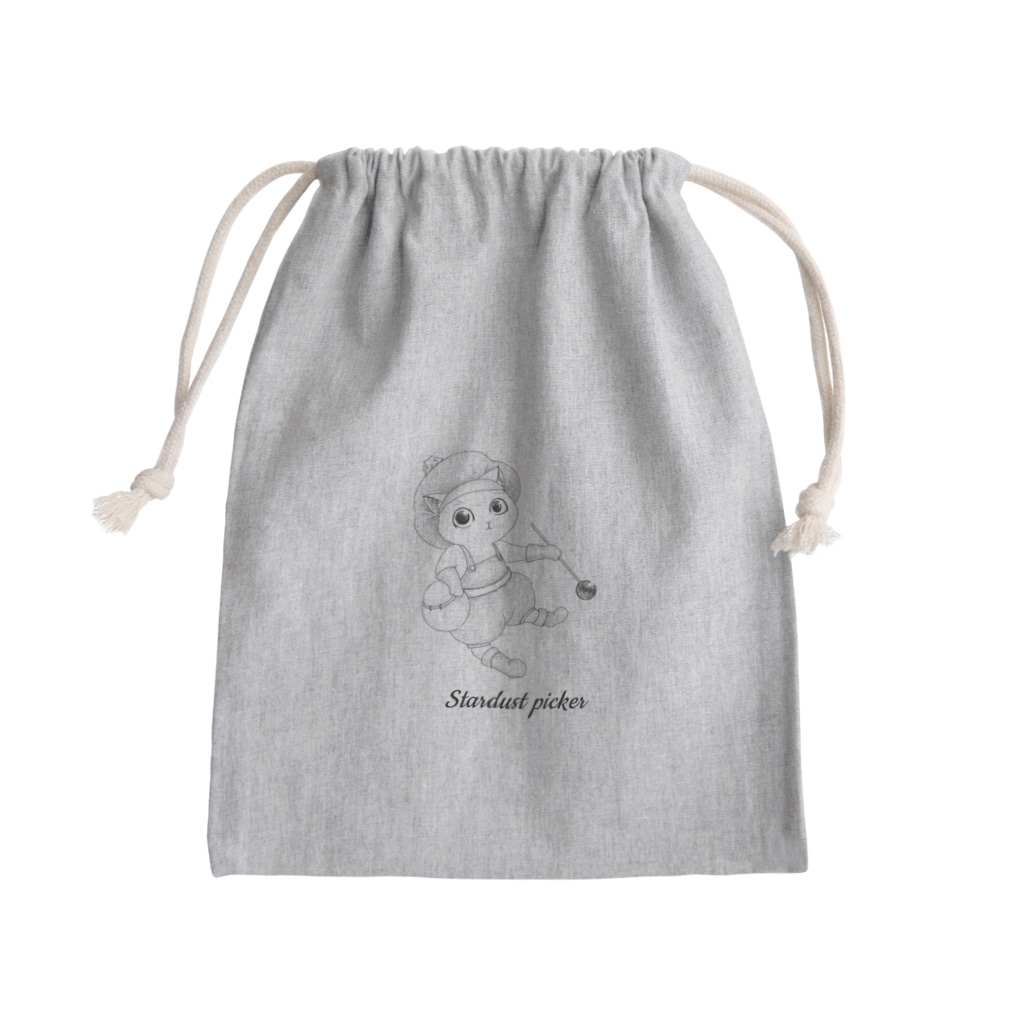 プリズモリイの箱の【シャレイドスコロプの街シリーズ】星くず拾い Mini Drawstring Bag