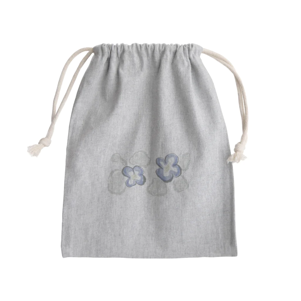 slumber plaza のあの頃好きだったオオイヌノフグリ Mini Drawstring Bag