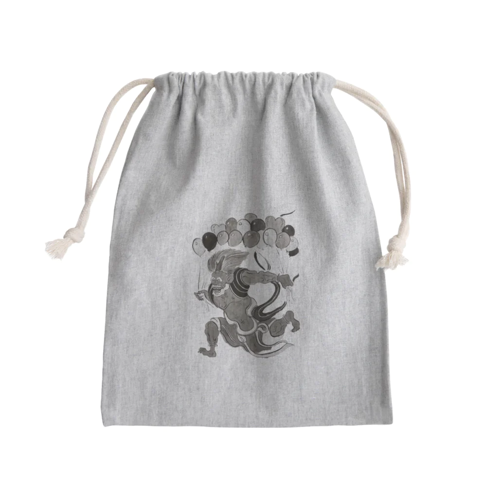 YUMEpulsのファンシー風神 Mini Drawstring Bag