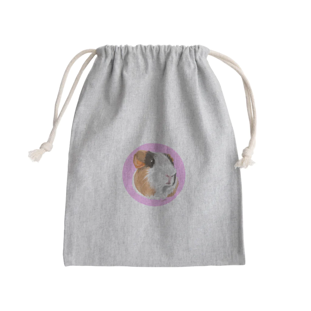 Lichtmuhleのももたちゃん似顔絵 Mini Drawstring Bag