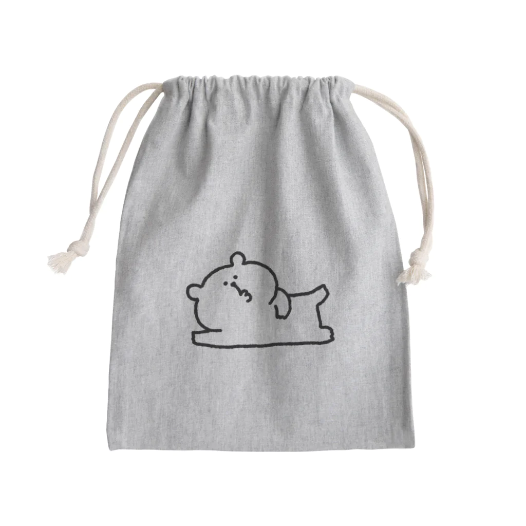 yoyoyonのエクササイズくまお Mini Drawstring Bag