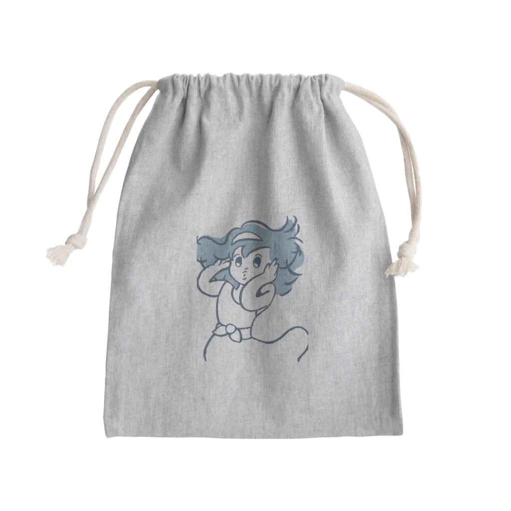 fujicozaccaのwindガール Mini Drawstring Bag