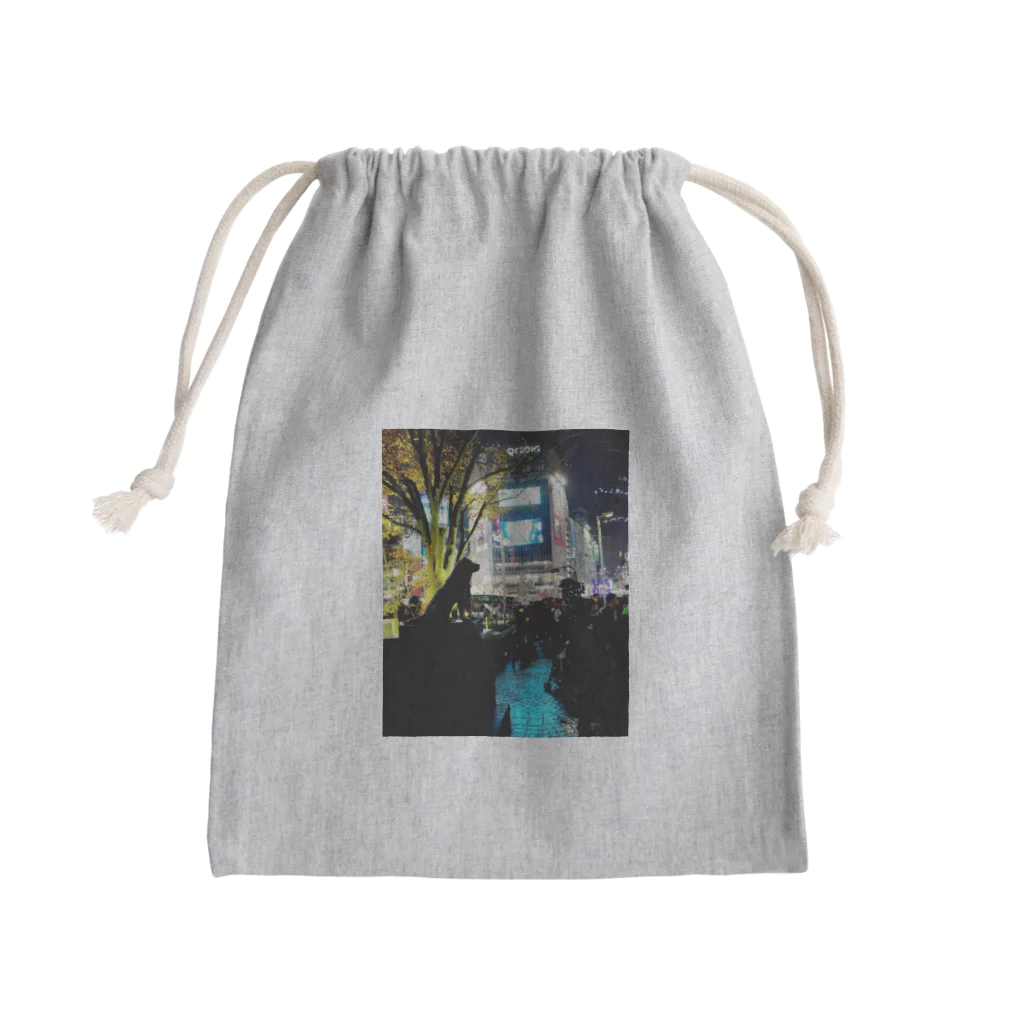 自由帳のTOKYO Mini Drawstring Bag