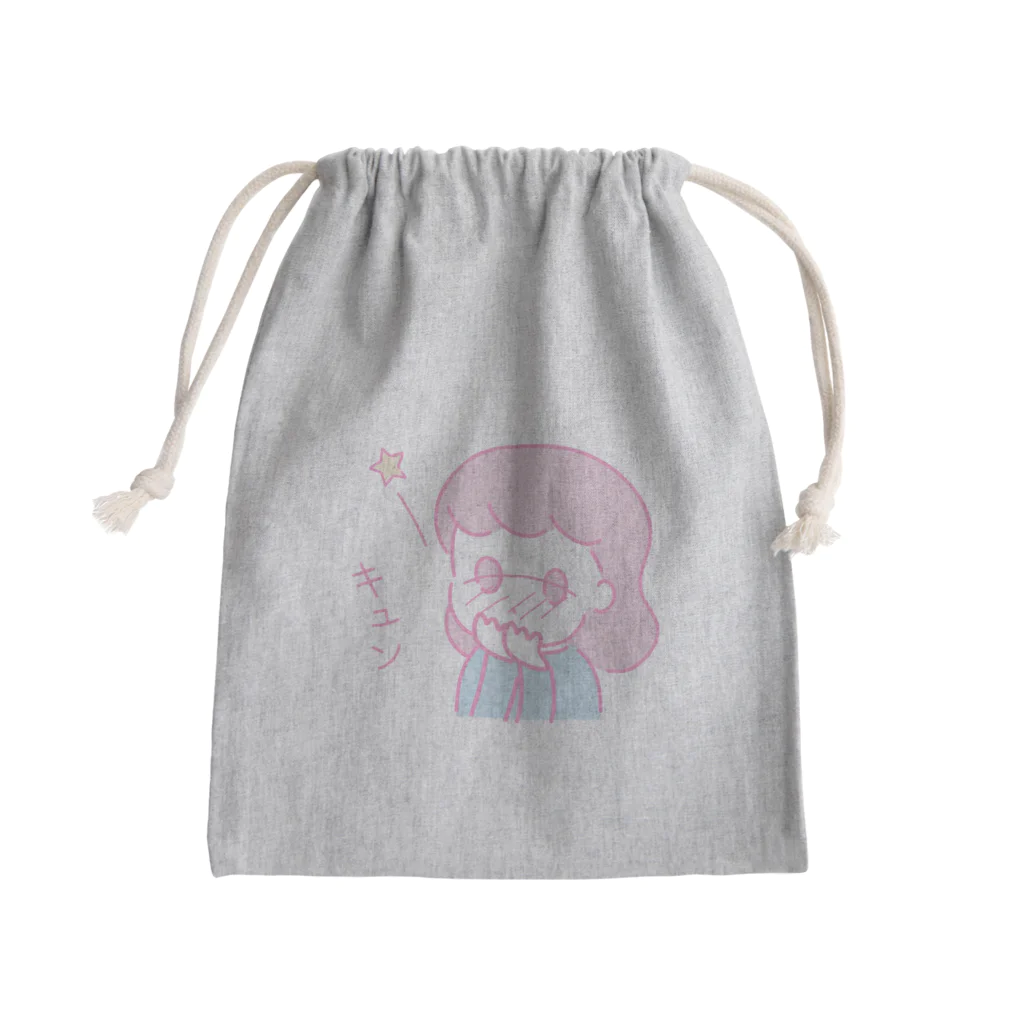 ちゃかぽこのキュン☆ふわん子ちゃん Mini Drawstring Bag