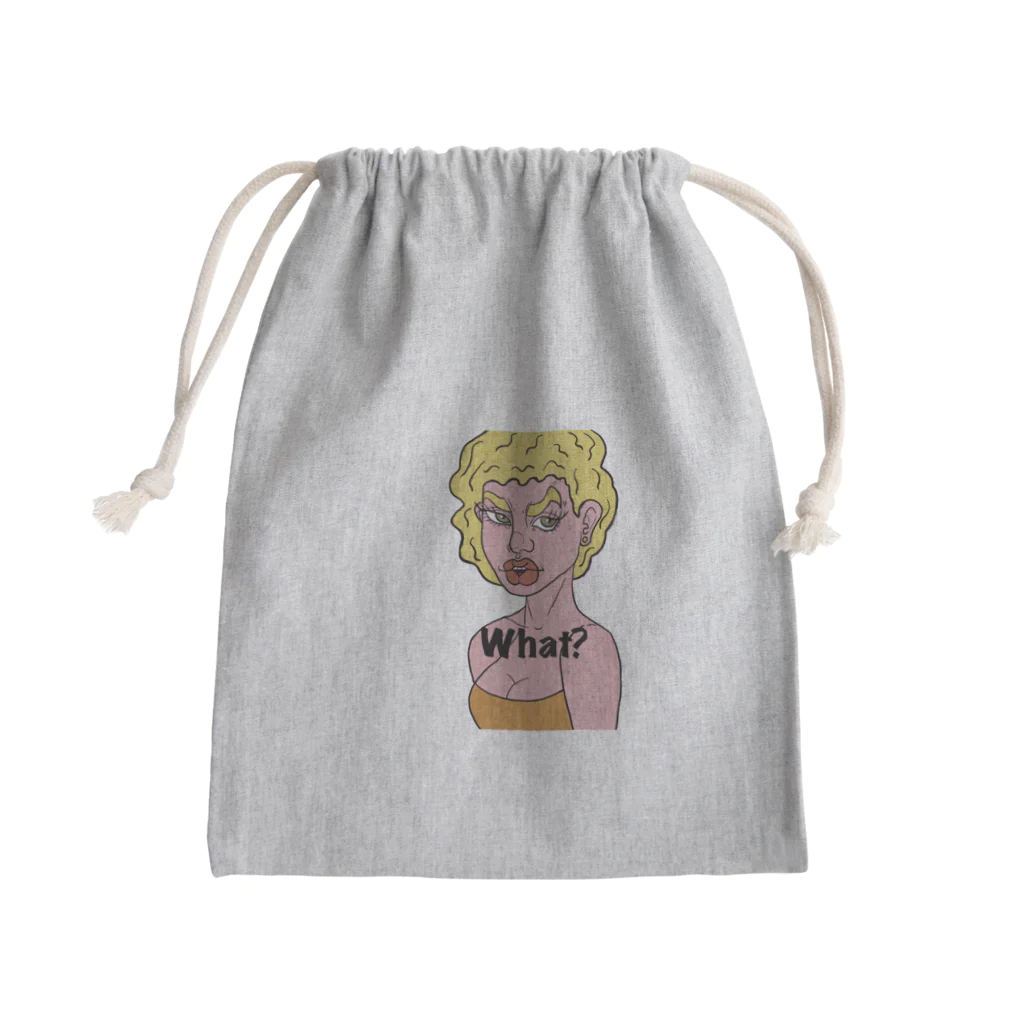 YuheiのCoolなEnglish Speaker(what) Mini Drawstring Bag