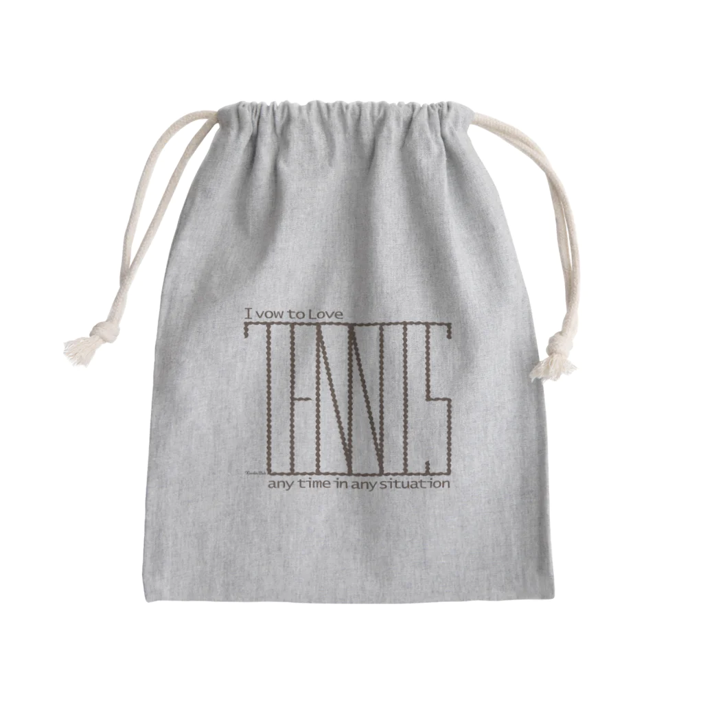 Xiaolin ClubのI vow to love Tennis Mini Drawstring Bag