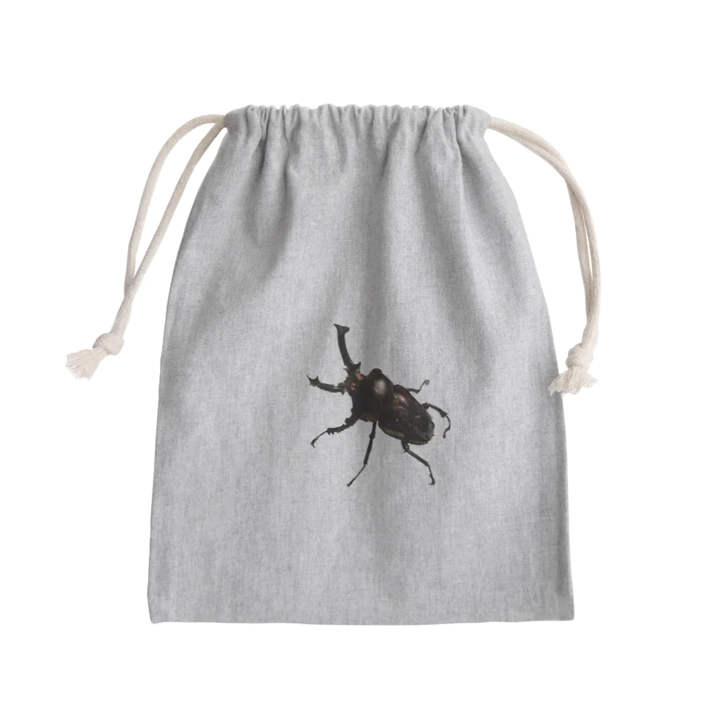 Kanjiのニジイロクワガタ　ダークレッド Mini Drawstring Bag