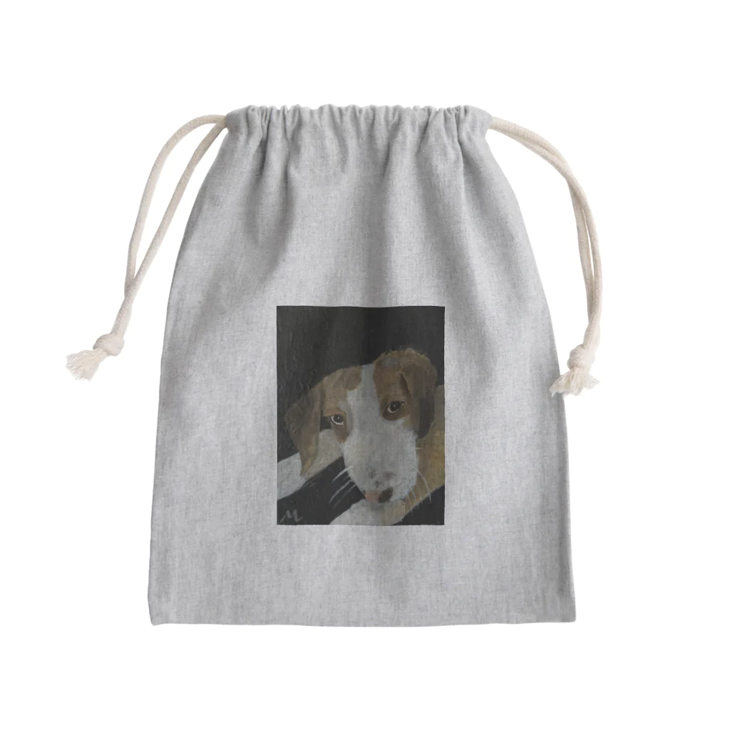 Makiartの犬のボーロ Mini Drawstring Bag