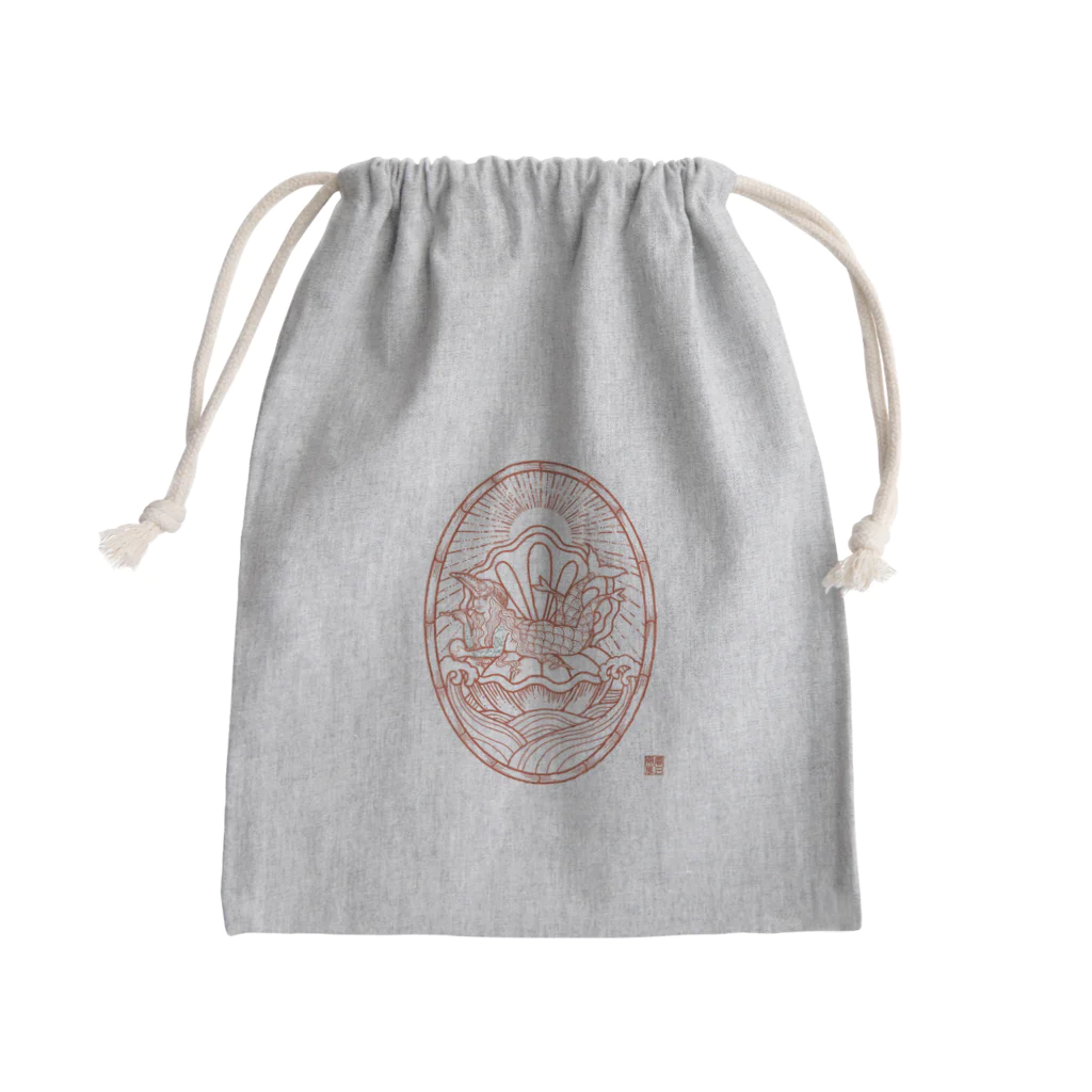 HELLO AND GOODBYEのAMBIE 朱 Mini Drawstring Bag