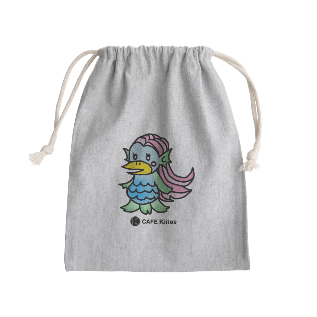 CAFEKiitosの【CAFE Kiitos × AMABIE】シリーズ Mini Drawstring Bag