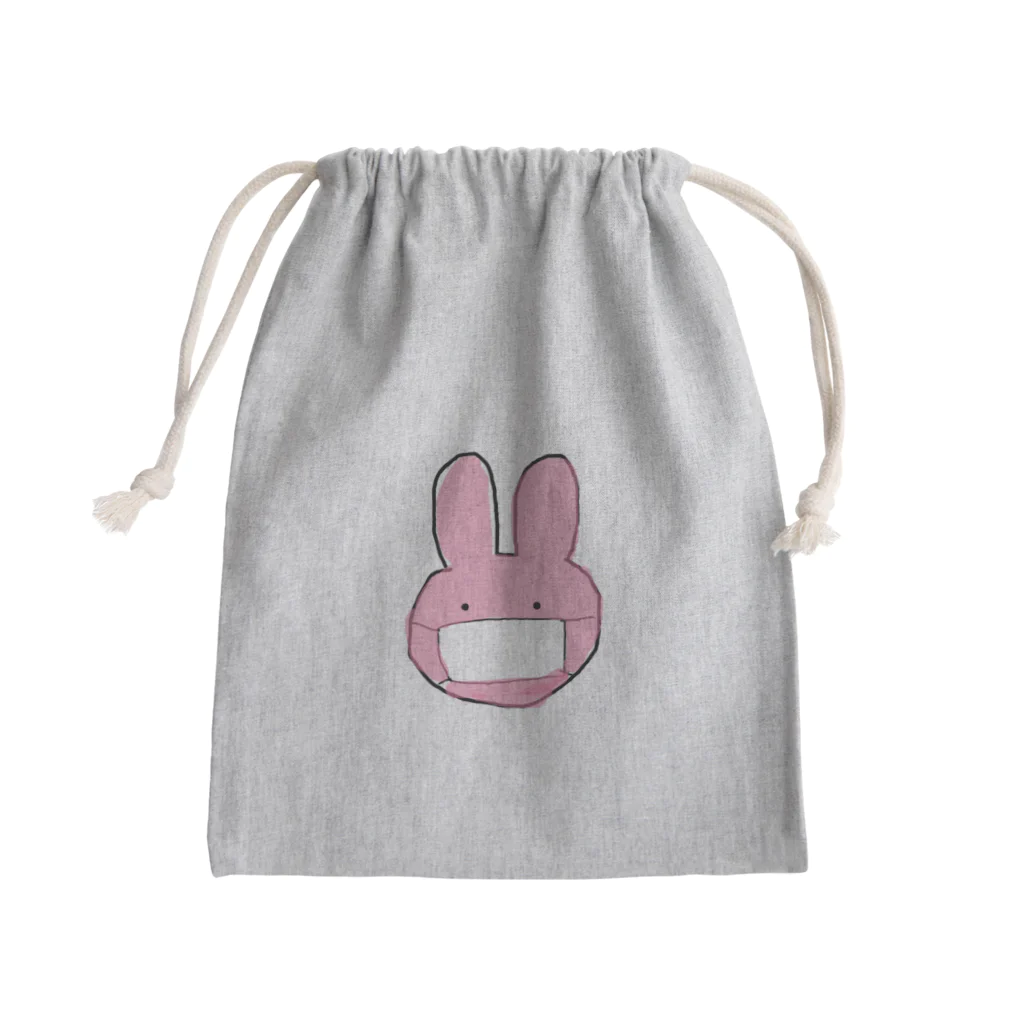 TERU☀︎のマスクウサギ Mini Drawstring Bag