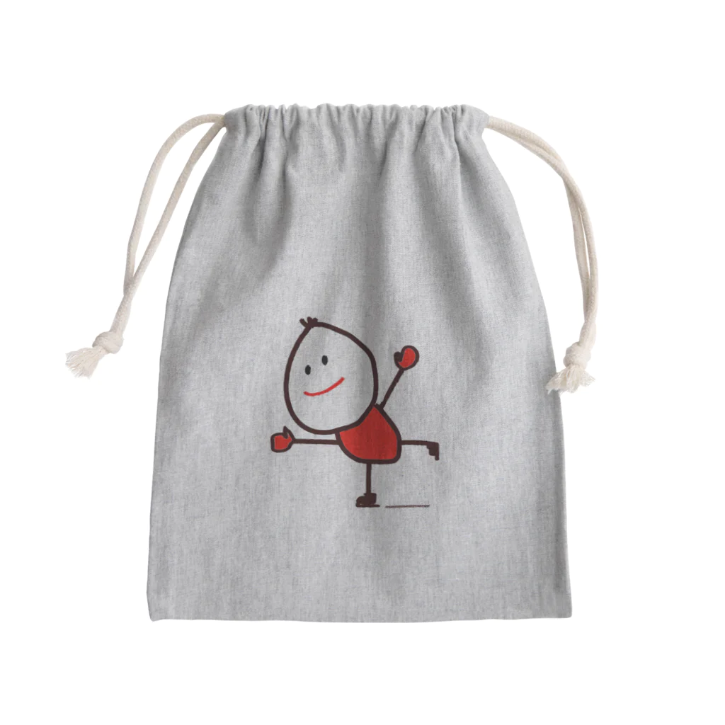 chyumonのスケートくん Mini Drawstring Bag