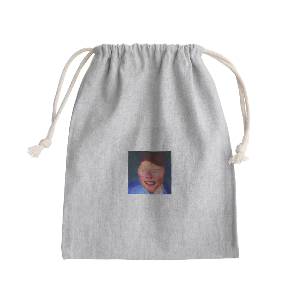 休歩堂の画伯M Mini Drawstring Bag