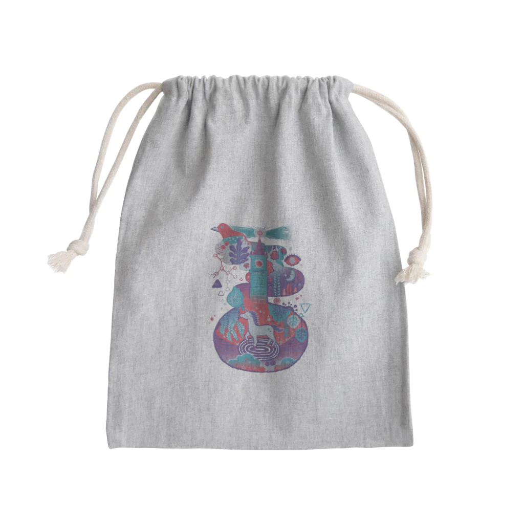 IZANAMI by Akane YabushitaのWonderland（世界の終りとハードボイルド・ワンダーランド） Mini Drawstring Bag