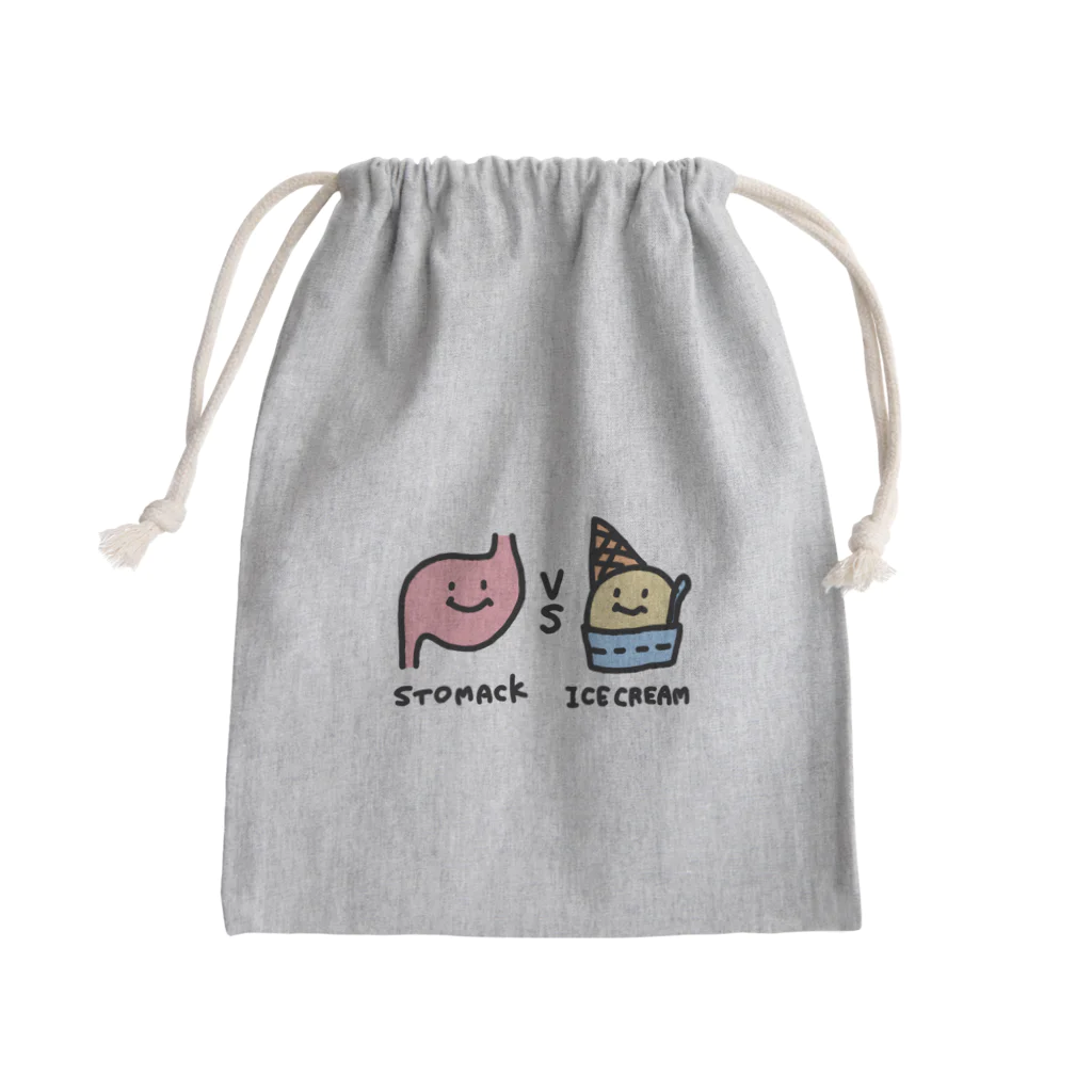 おれんじストアのストマックVSアイスクリーム Mini Drawstring Bag