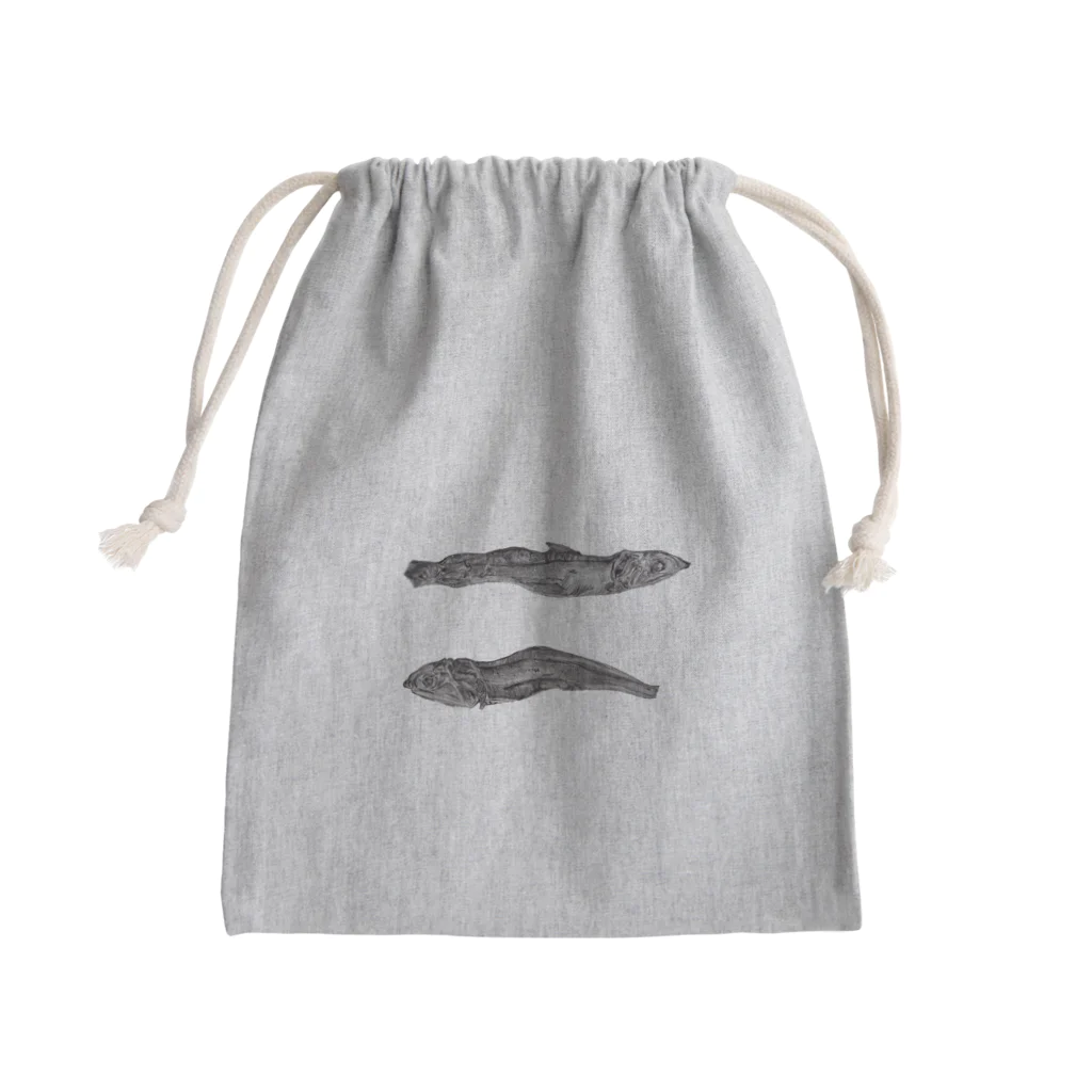 バタースコッチの右にぼし左にぼし Mini Drawstring Bag