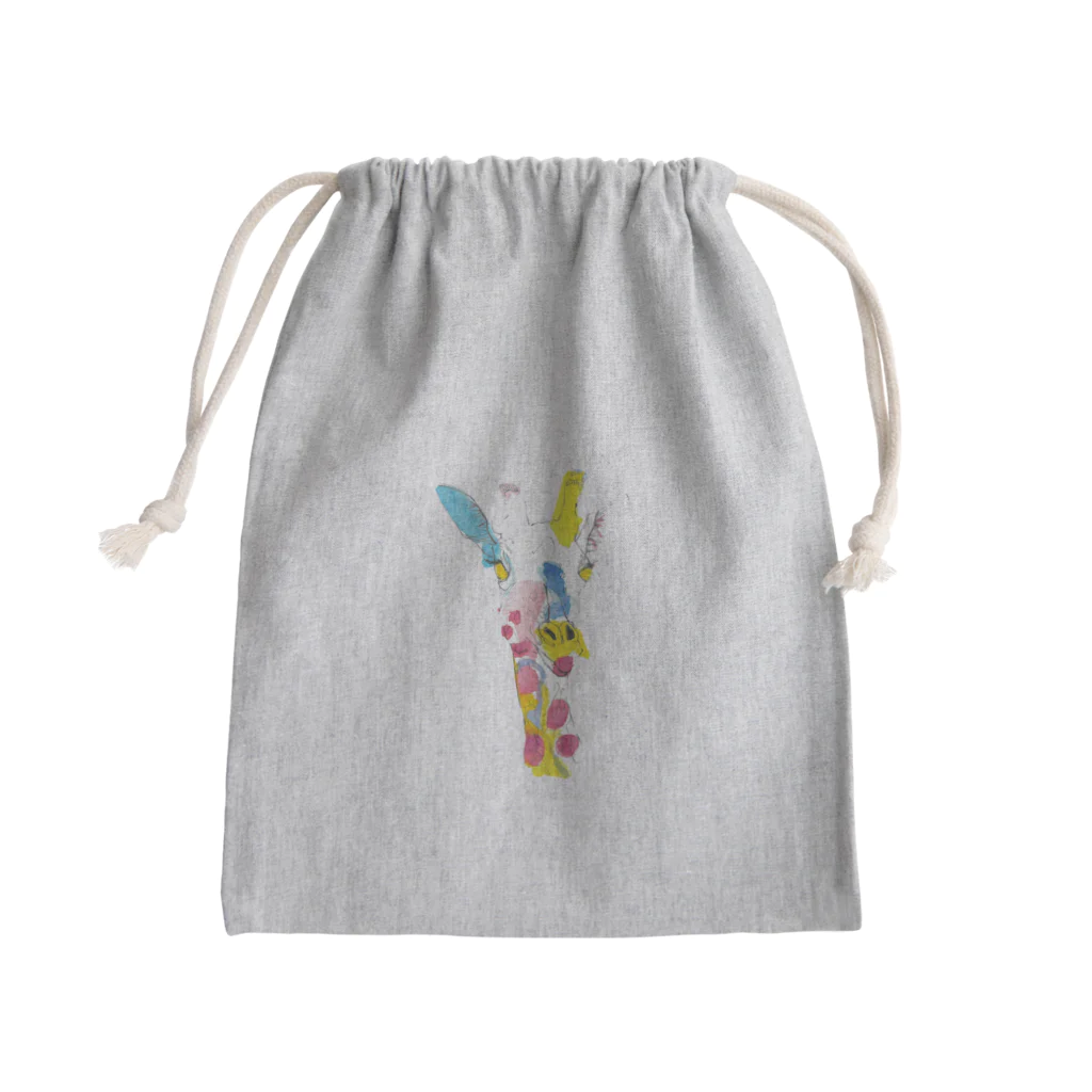 𝐈𝐤𝐞𝐝𝐚 𝐊𝐞𝐢𝐤𝐨のキリン Mini Drawstring Bag