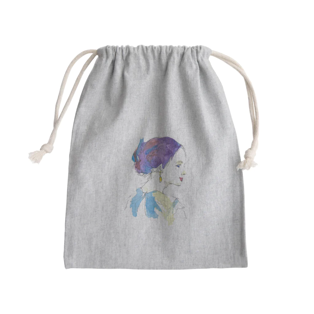 𝐈𝐤𝐞𝐝𝐚 𝐊𝐞𝐢𝐤𝐨のlady1 Mini Drawstring Bag